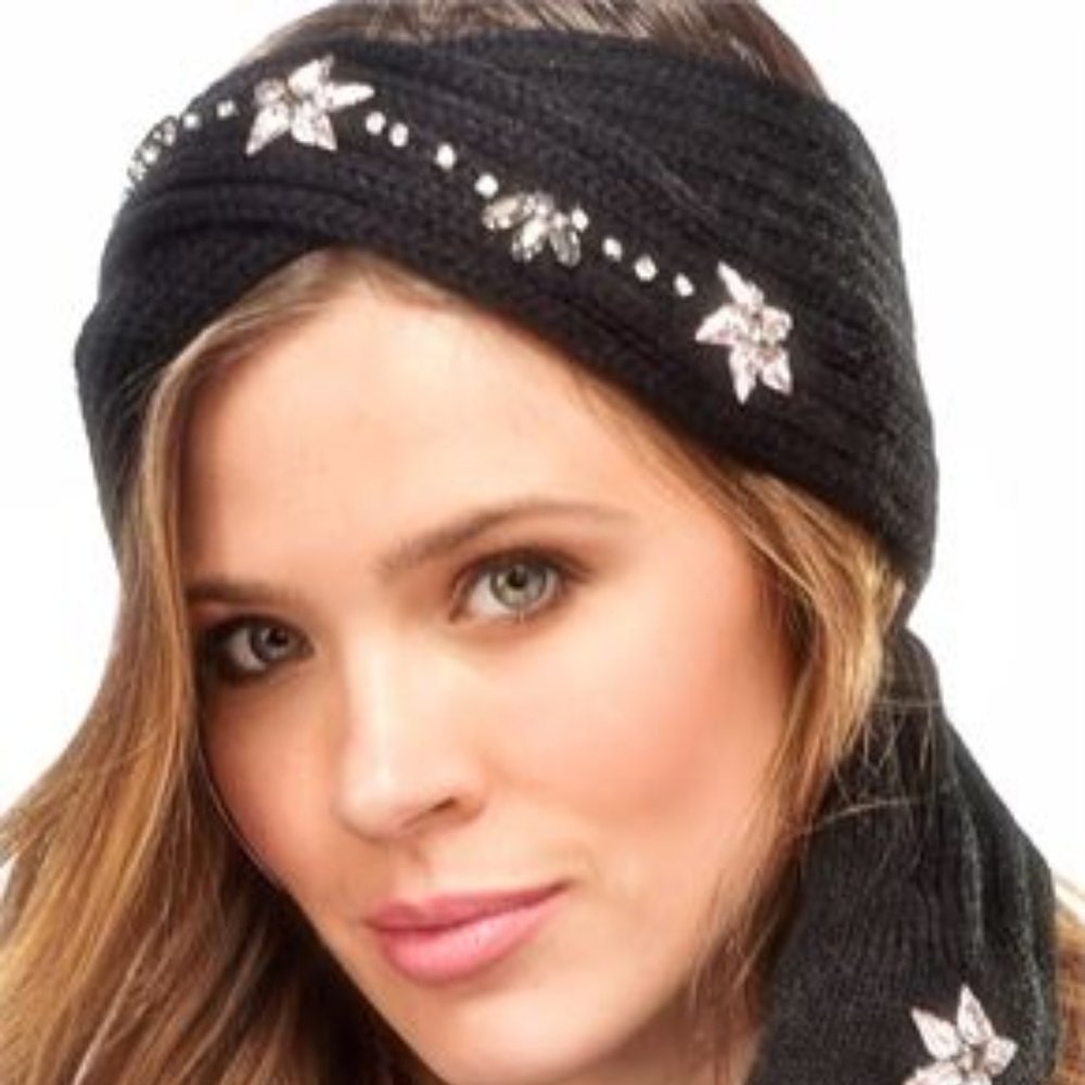 Bling Black Head Band